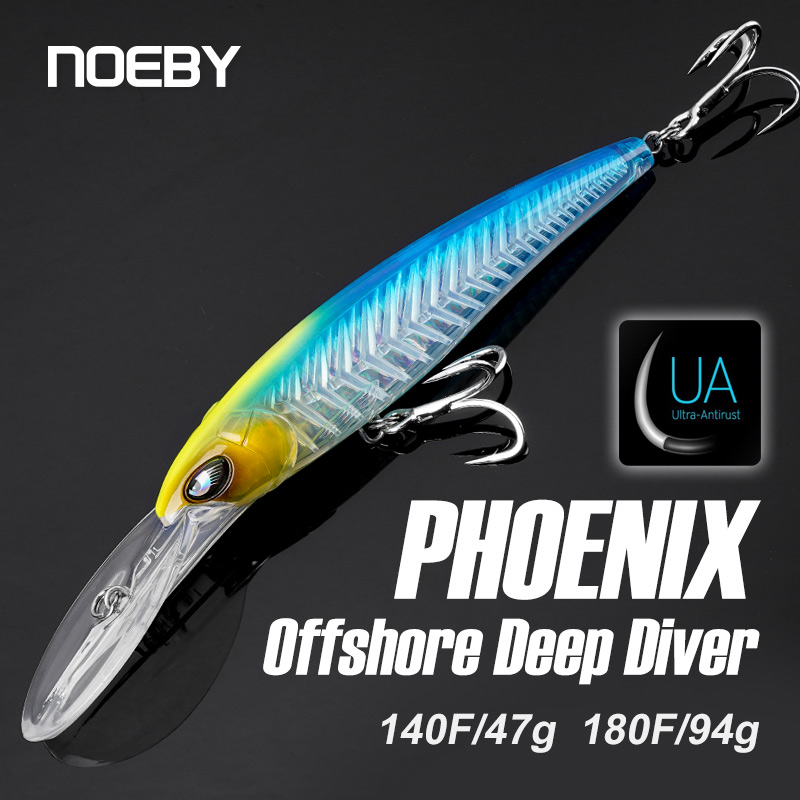 Fishing Lure Topwater - Noeby Trolling Minnow 낚시 미끼 140mm