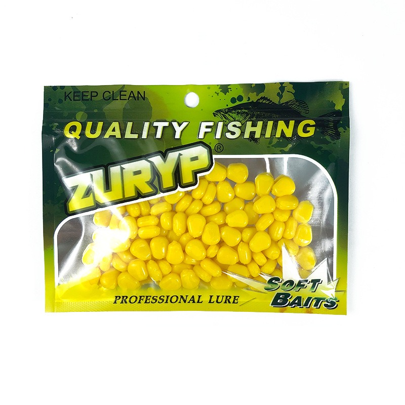 Fishing Lure Topwater - 100pcs 실리콘 옥수수 냄새 부드러운 미끼