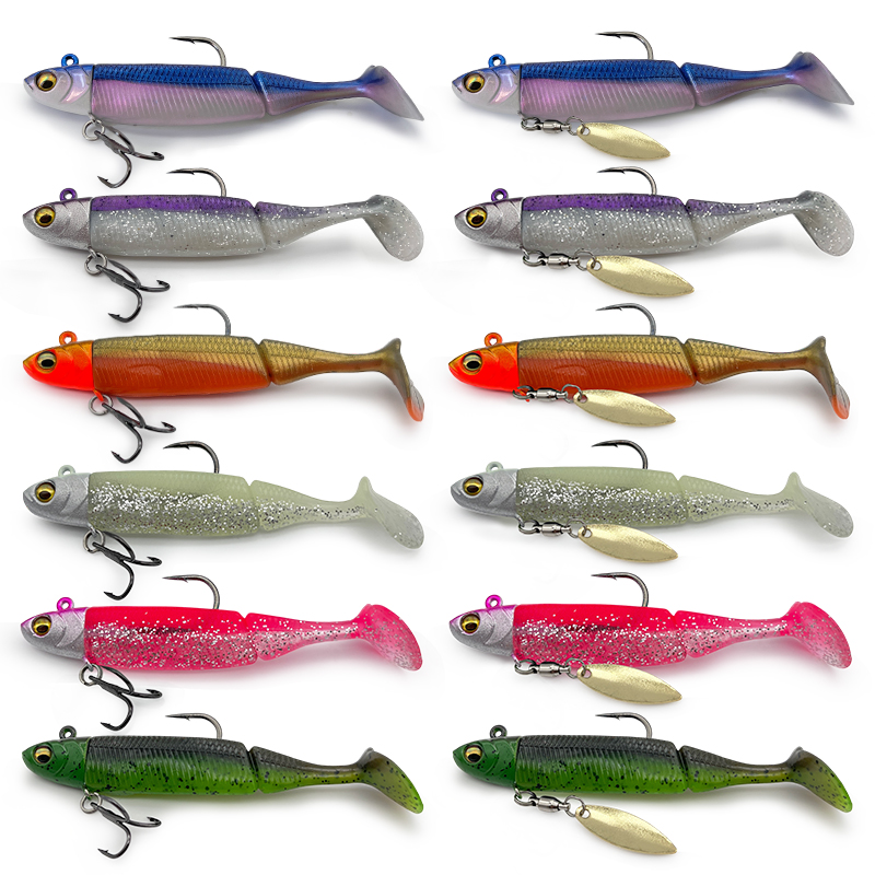 Fishing Lure Spinner - 6개입 납추가 들어간 낚시 미끼 초장거리