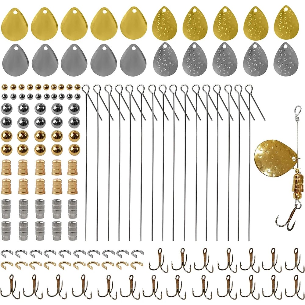 Fishing Lure Spoon - 140Pcs 낚시 미끼 만들기 키트 낚시