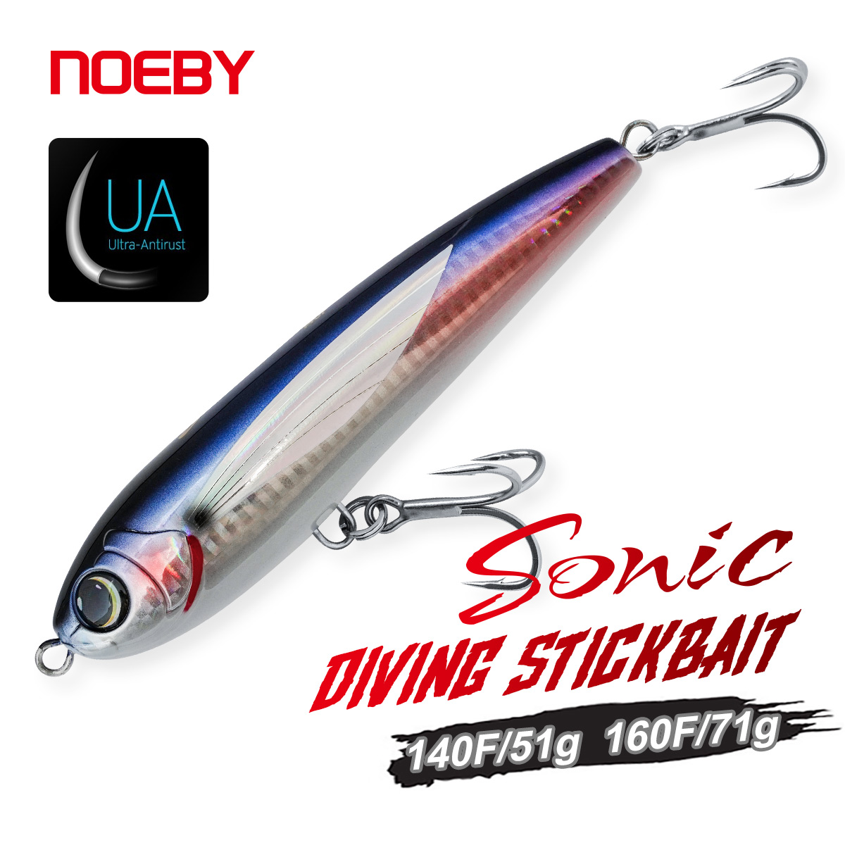 노이비 다이빙 스틱베이트 140mm 51g 160mm  - Fishing Lure Buzzbait 리뷰 및 가격