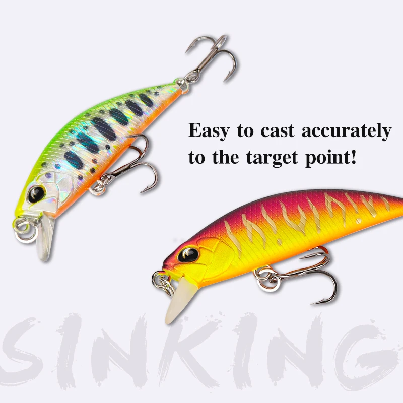 쓰리노야 싱킹 미노우 미니 하드 루어 DW63 50S  - Fishing Lure Crankbait 리뷰 및 가격