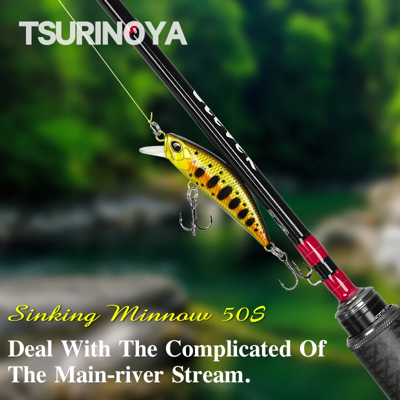 쓰리노야 싱킹 미노우 미니 하드 루어 DW63 50S  - Fishing Lure Crankbait 리뷰 및 가격