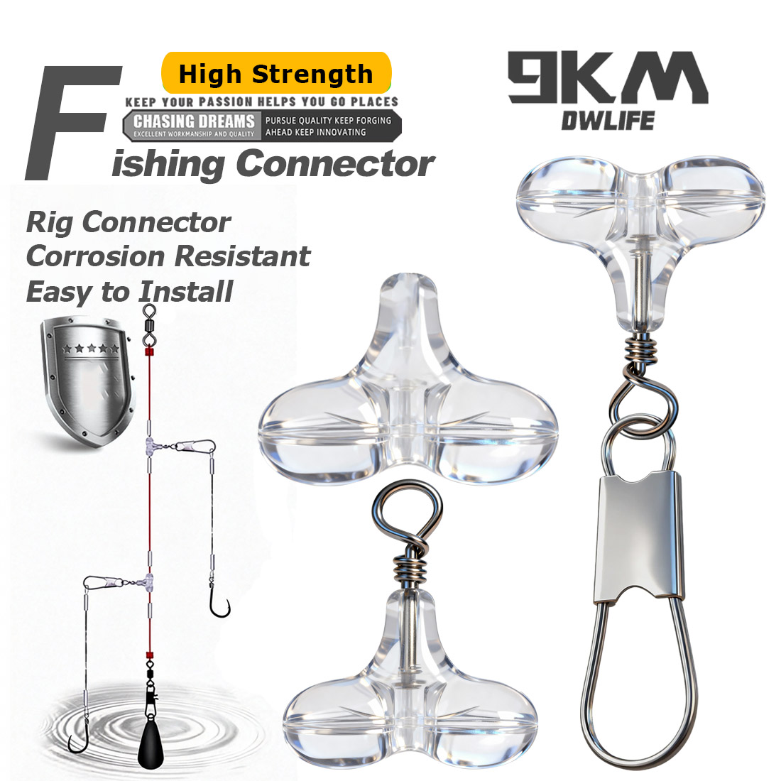 9KM T자형 낚시 크로스 비드(스냅 포함) 15개입  - Fishing Lure Accessories 리뷰 및 가격