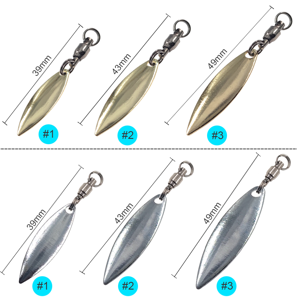10pcs Willowleaf 블레이드 스피너 미끼 낚 - Fishing Lure Buzzbait 리뷰 및 가격