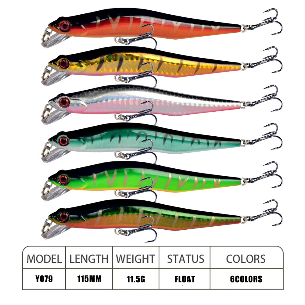 11.5cm/11.5G Luya 플로팅 워터 미노 롱  - Fishing Lure Topwater 리뷰 및 가격