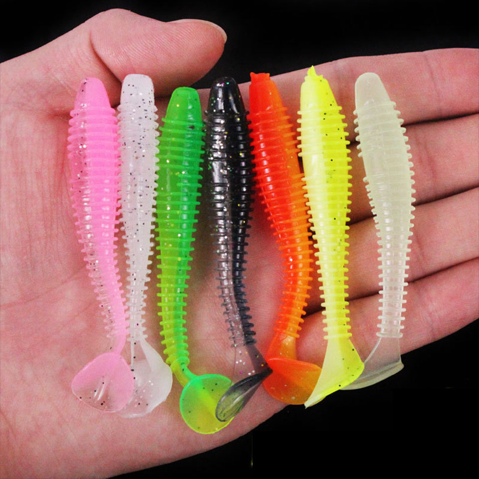 WALK FISH 10PCS 소프트 미끼 실리콘 벌레  - Fishing Lure Swimbait 리뷰 및 가격