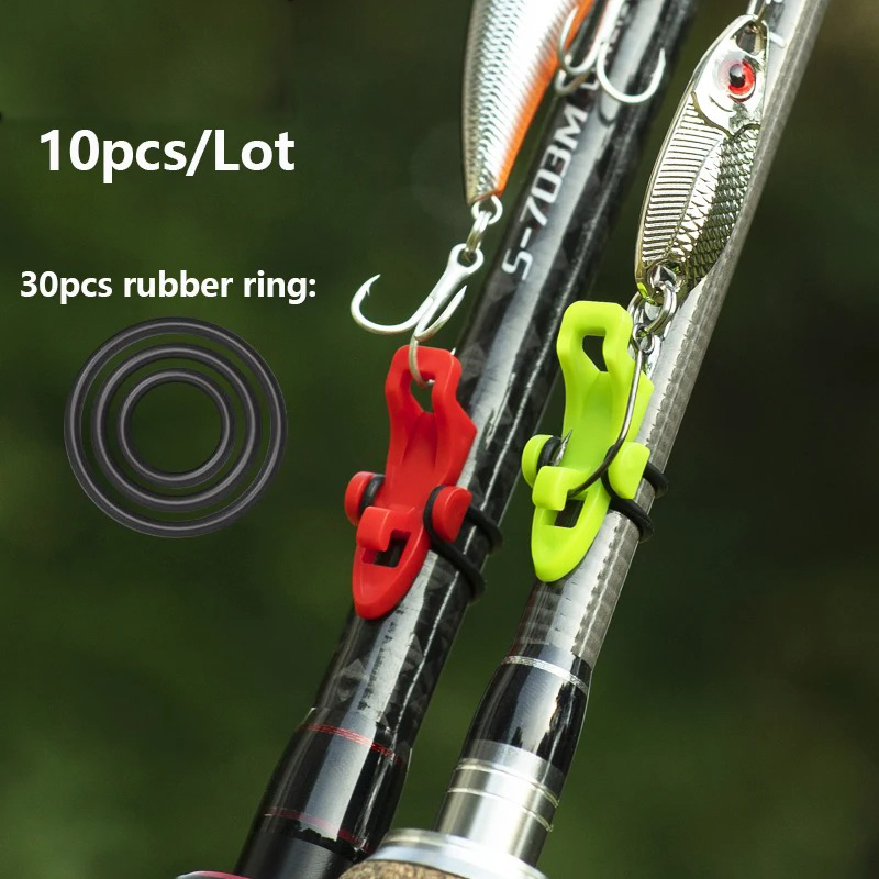 1-10pcs 낚싯대 폴 훅 키퍼 루어 베이트 홀더 루 - Fishing Lure Accessories 리뷰 및 가격