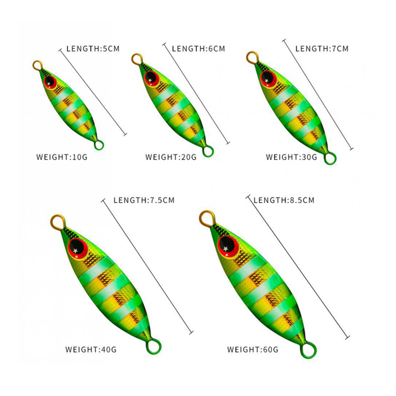 금속 느린 지그 루어 하드 인공 생체 공학 미끼 30g - Fishing Lure Spoon 리뷰 및 가격