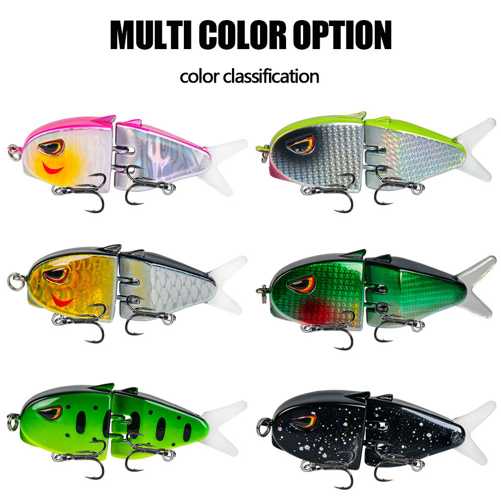 루야 베이트 다단식 물고기 모양 낚시 미끼 화려한 색상 - Fishing Lure Popper 리뷰 및 가격