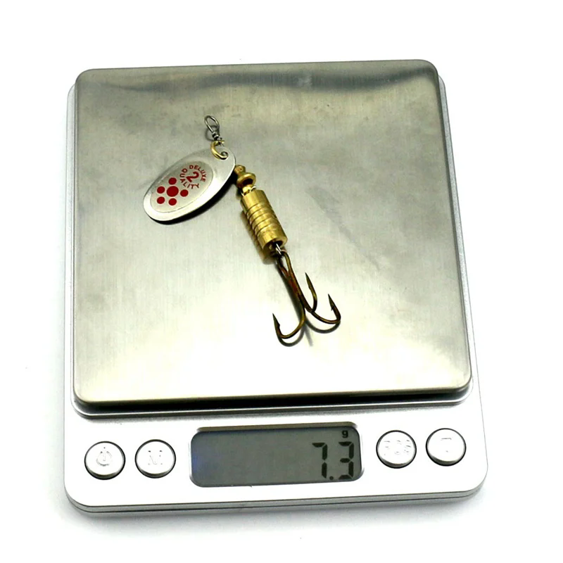 1PCS 금속 도금 회 전자 미끼 6.7cm/7g 하드 - Fishing Lure Swimbait 리뷰 및 가격