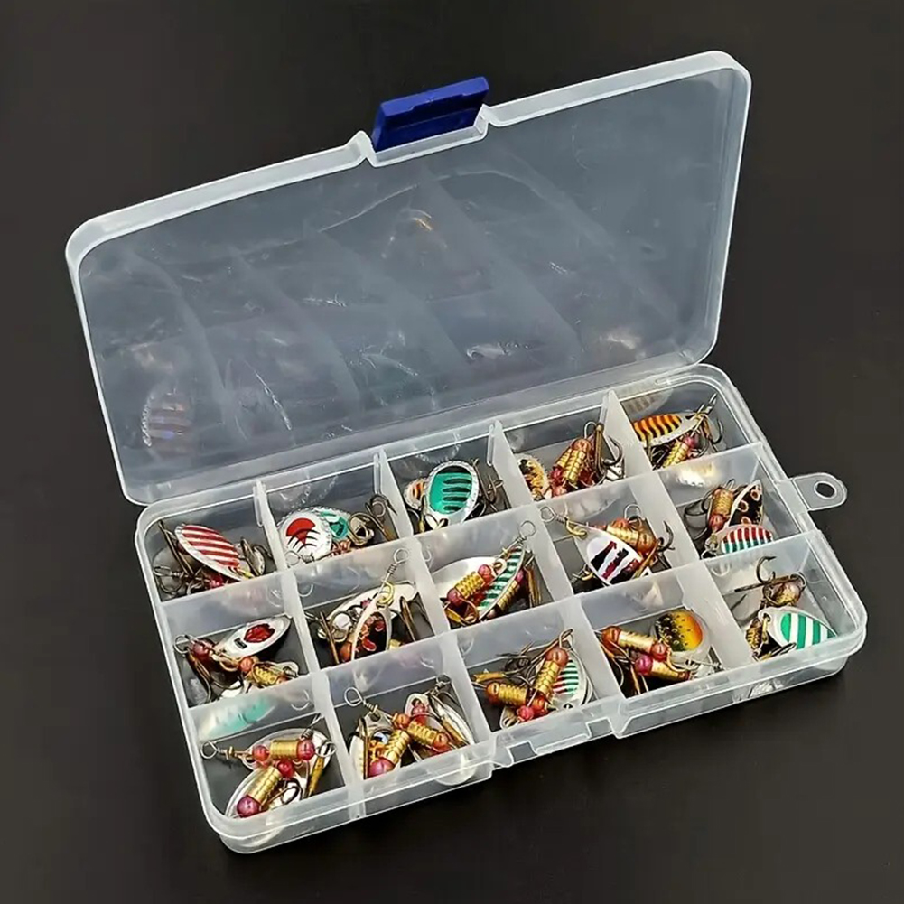 30개 금속 스푼 스피너 낚시 루어 트레블 훅 스푼베이 - Fishing Lure Spoon 리뷰 및 가격