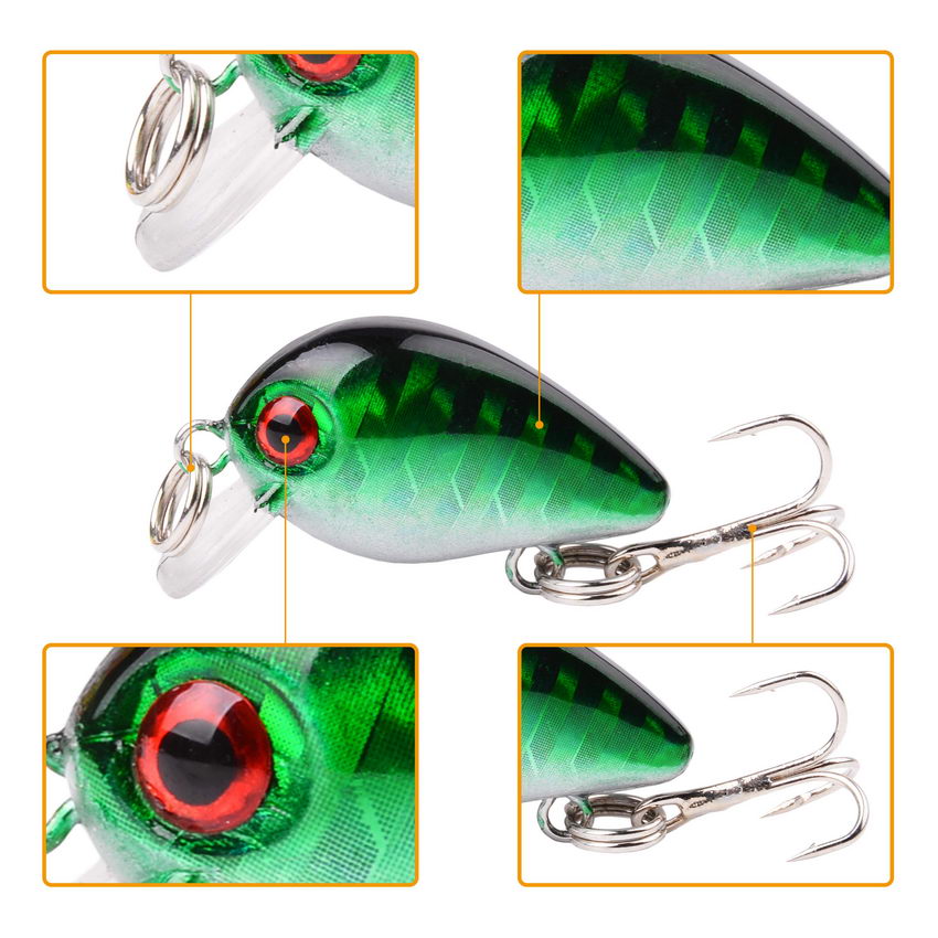크레이지 워블러 미니 탑워터 크랭크베이트, 인공 일본  - Fishing Lure Crankbait 리뷰 및 가격