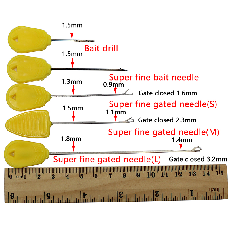3PCS 잉어 낚시 도구 장비 미끼 바늘 스레딩 미끼  - Fishing Lure Accessories 리뷰 및 가격